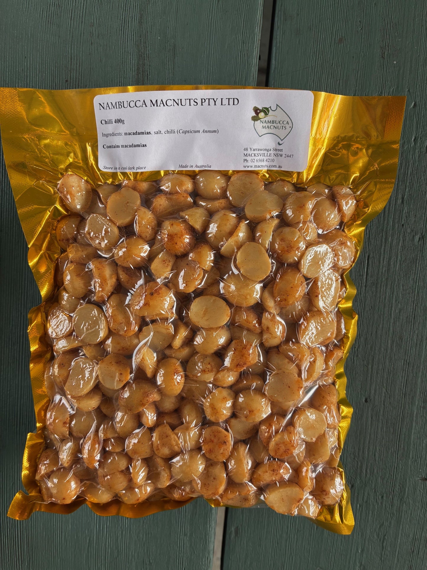 Roasted Chilli Macadamia Nuts