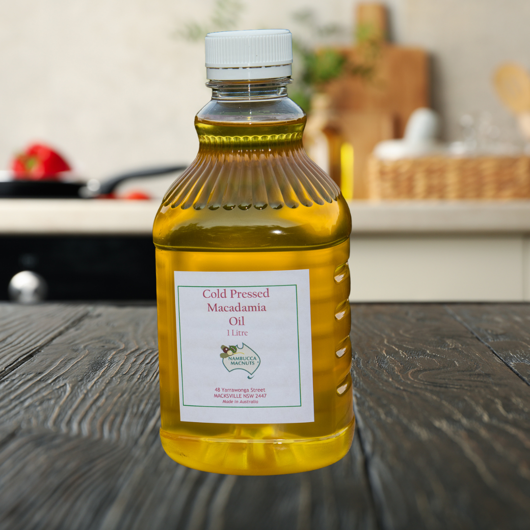 Cold Pressed Organic Macadamia Oil 1 Litre - Macnuts