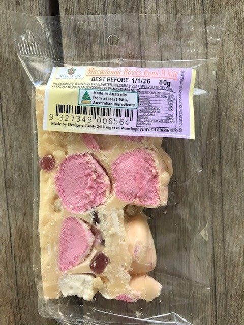 White Chocolate Macadamia Rocky Road - Macnuts