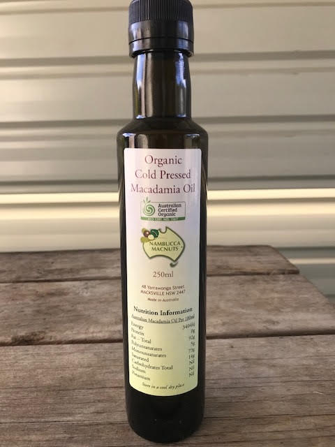 Organic Cold Press Macadamia Oil