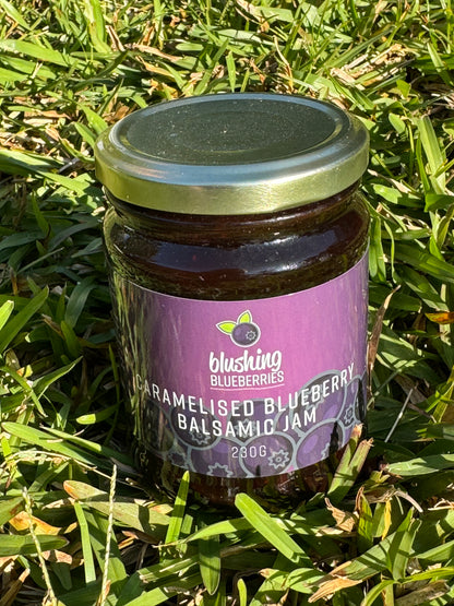 Spreads: Blushing Blueberries Caramelised Blueberry Balsamic Jam - Macnuts