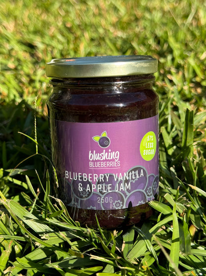 Blushing Blueberrties Vanilla & Apple Jam