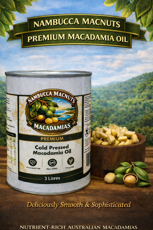 Cold Pressed Premium Macadamia Oil 3 Litre