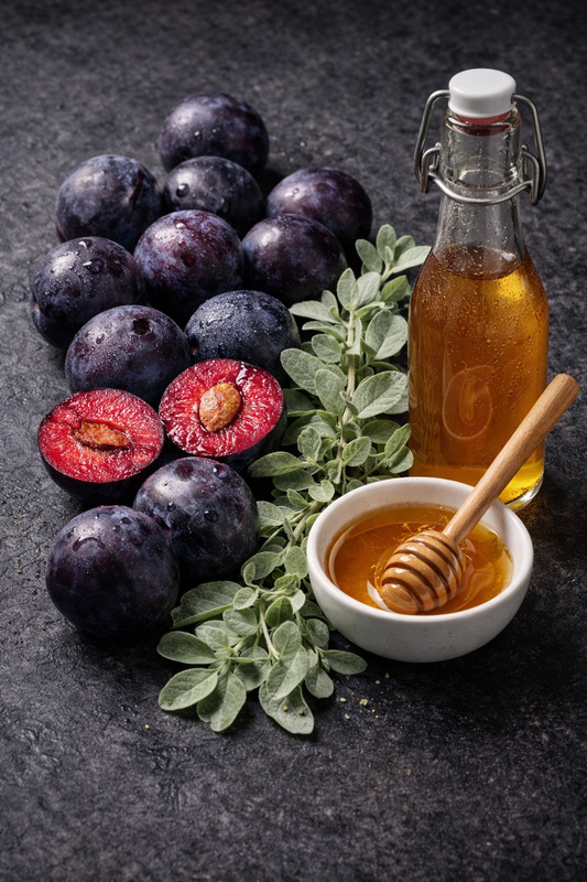 Native Plum and Honey Macadamia Nuts