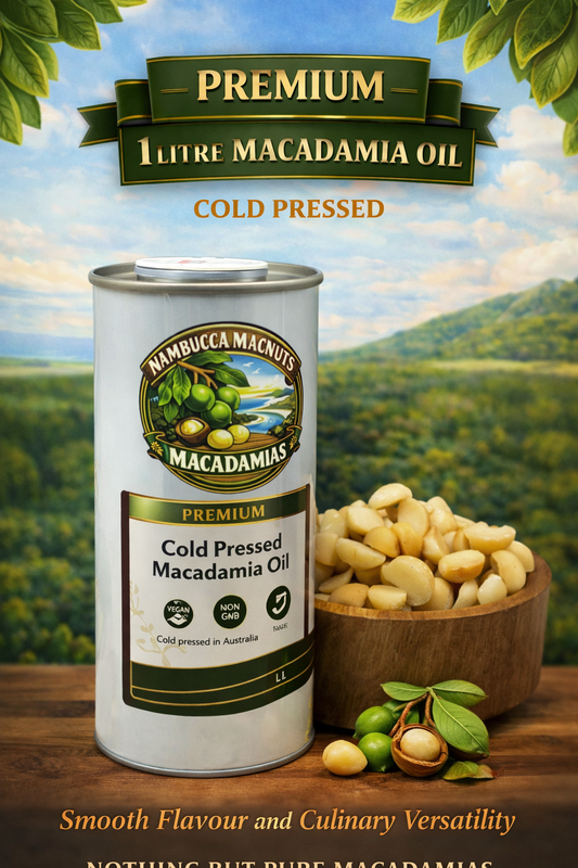 Cold Pressed Premium Macadamia Oil 1 Litre