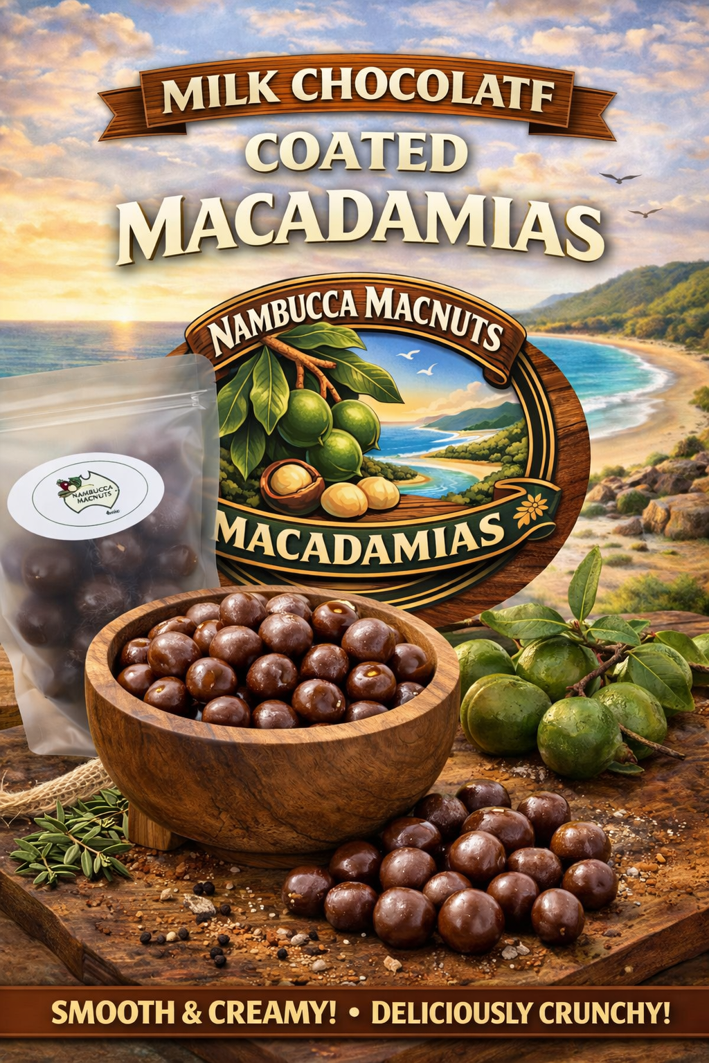 Milk Chocolate Macadamias