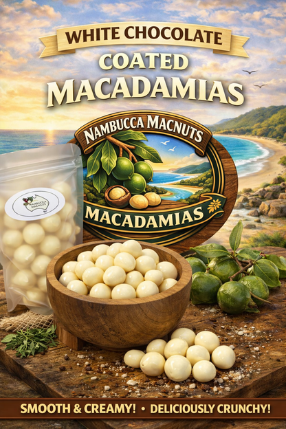 White Chocolate Macadamias