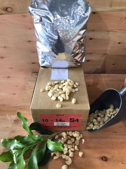 2Kg of kitchen ready macadamia pieces for all your cooking needs