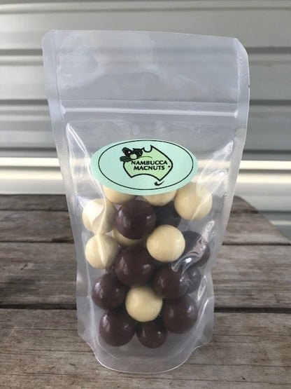 Mixed Milk and White Chocolate Macadamias