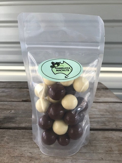 Mixed Milk and White Chocolate Macadamias