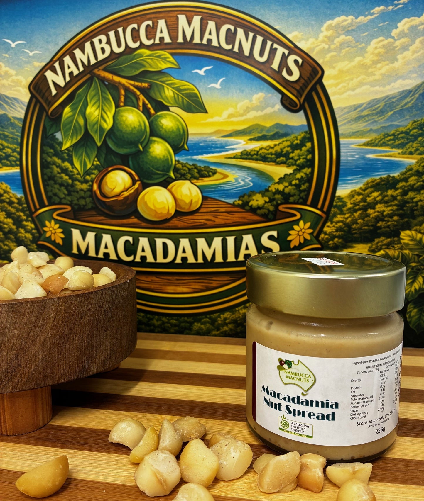 Organic Macadamia Nut Spread