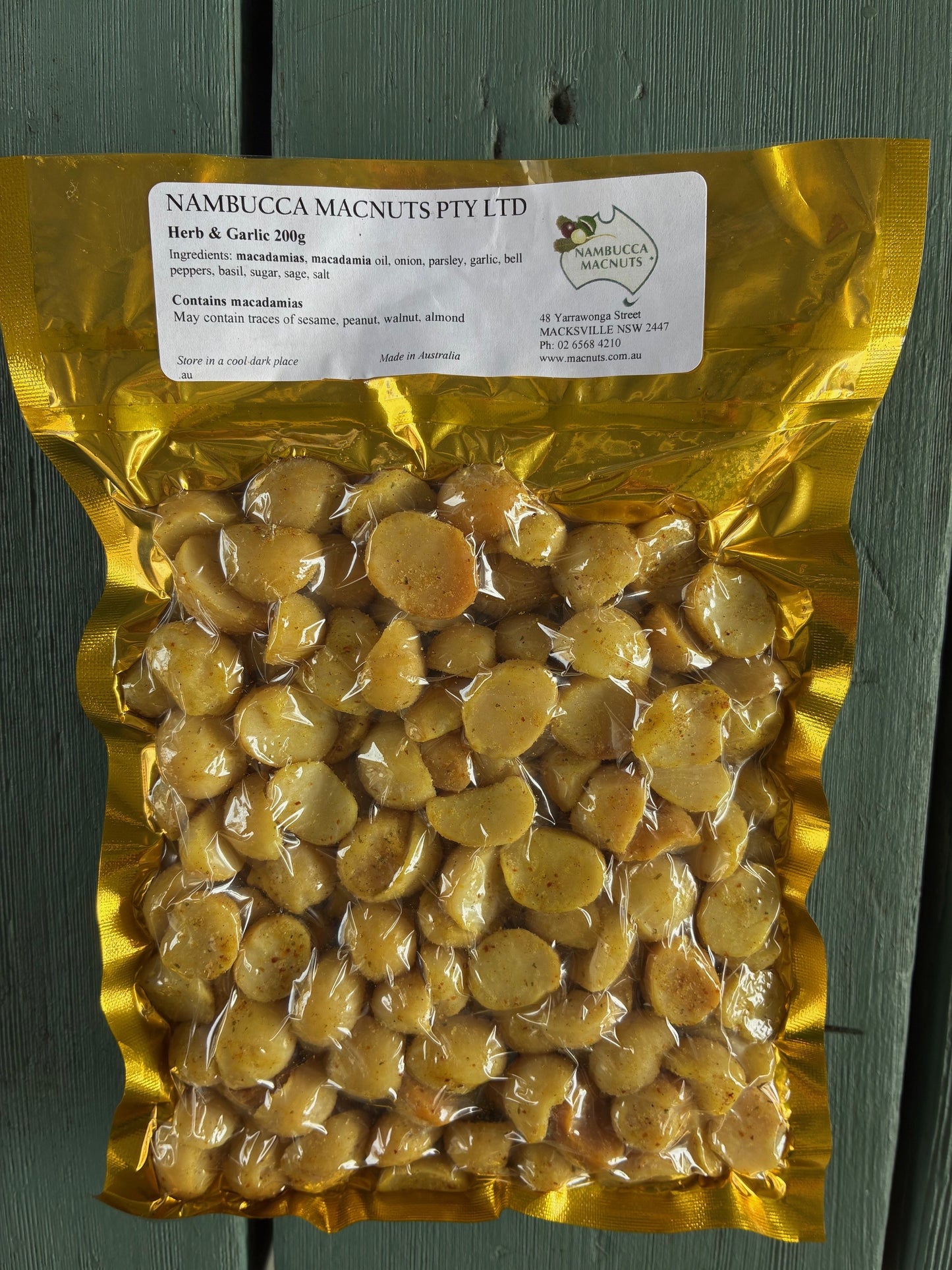 Herb & Garlic Roasted Macadamia